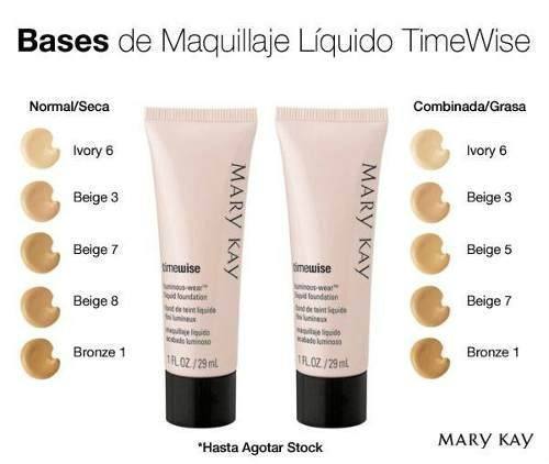Maquillaje liquido time wise Acabado mate&nbsp;